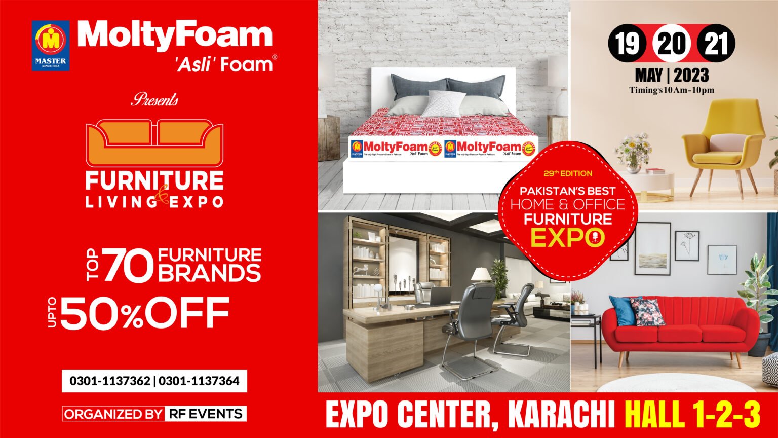 Announcement for Biggest Furniture Expo of the Year at Karachi Expo